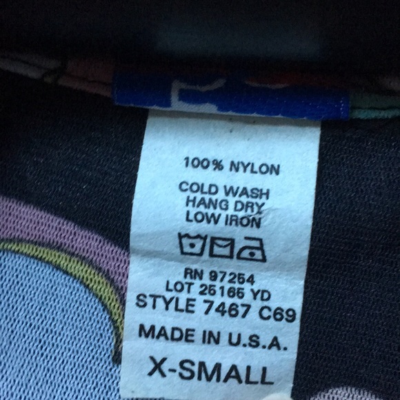 RETRO circa 1994 NWOT 579 flower print petite shirt/blouse-XS - Picture 10 of 14